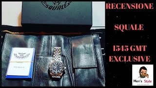 UNBOXING E RECENSIONE SQUALE 1545 GMT EXCLUSIVE [upl. by Adna]