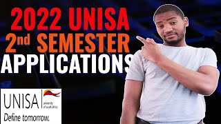 UNISA Semester 2 Applications for 2022 How to to apply at UNISA online LIMITED QUALIFICATIONS [upl. by Ammann]