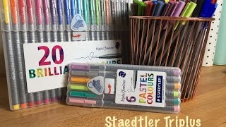 Staedtler Triplus Fineliner Pen Review [upl. by Hayden832]