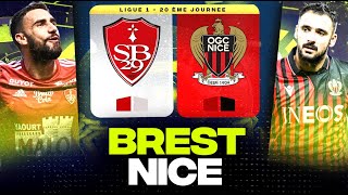 🔴 BREST  NICE  Enorme choc pour le Podium à le Blé   sb29 vs ogcn   LIGUE 1  LIVEDIRECT [upl. by Lennod]