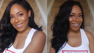 WIG REVIEW BOBBI BOSS SWISS LACE FRONT WIG GRACE BlackHairspraycom [upl. by Abigail]