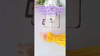 Sewing tips and tricks ll Quick trick to make arm cuffs ⛔ shorts trending [upl. by Naujed]