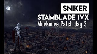 ESO Sniker  Stamblade 1vX  Murkmire Patch day 3 [upl. by Orgell]