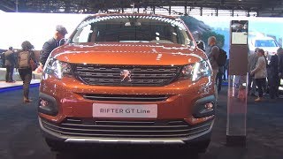 Peugeot Rifter GT Line BlueHDi 130 SampS EAT8 2019 Exterior and Interior [upl. by Onitnelav]