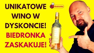 WINO ULTRARZADKIE W BIEDRONCE  białe wino z czerwonych winogron Testuję wino z dyskontu 2024 [upl. by Ainnet509]