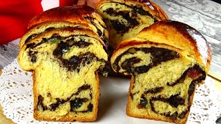 Cozonac Moldovenesc cu aluat oparit Brioche moldovan [upl. by Mundt454]