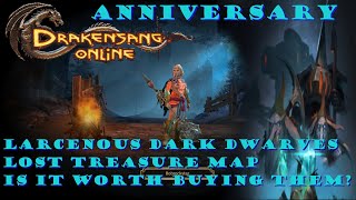 Drakensang Online  Larcenous Dark Dwarves  Lost Treasure Map Is it worth buying them [upl. by Aron290]