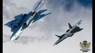 Crazy Russian Pilots Awesome Sukhoi SU57 Flying Dance on The Sky Cobra Maneuver [upl. by Zetnod]