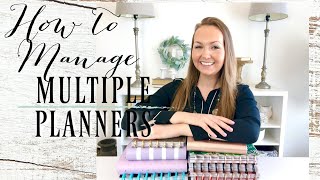 HOW TO USE MULTIPLE PLANNERS  HAPPY PLANNER [upl. by Rubens]