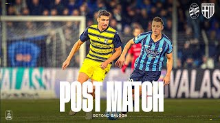 Post Match Balogh dopo LeccoParma [upl. by Lusar]