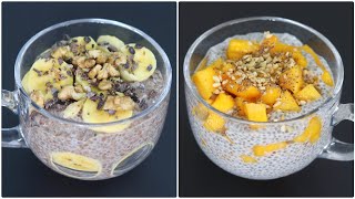 Chia Pudding  2 Easy amp Healthy Chia Pudding Recipes  Chia Seeds For Weight Loss  Skinny Recipes [upl. by Amora656]