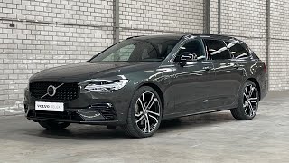 Volvo V90 T8 390PK AWD RDesign  Pine Grey Metallic [upl. by Georges]