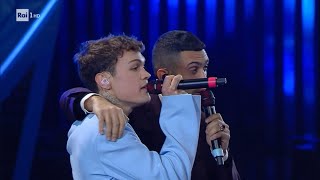 Mahmood amp Blanco  Il Cielo in una stanza Noemi Live Festival Sanremo 2022 Cover Night [upl. by Northrop830]