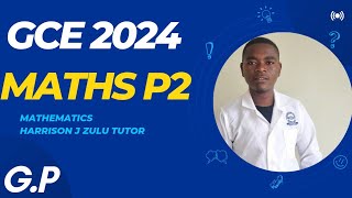 2024 GCE Maths P2  Geometric Progression  Harrison J Zulu Tutor [upl. by Sateia]