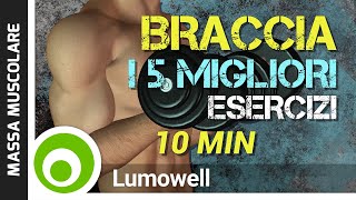 I 5 Migliori Esercizi per le Braccia con Pesi [upl. by Zetrom504]