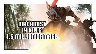 645 Machinist PVP Bringing Huge Value To Every Team Fight FFXIV [upl. by Sherborn197]