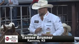 Tanner Brunner  2022 Caldwell Night Rodeo [upl. by Enomys]