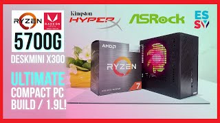 Ultimate Build  Ryzen 7 5700G  Deskmini X300  3200 DDR4  RGB Fan  Benchmark [upl. by Wyatan37]