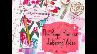 Royal Planner Unboxing [upl. by Idmann]