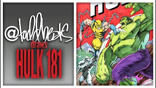 Todd Beats draws HULK 181 [upl. by Adila]