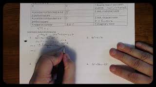 15 Solving Quadratic Equations using the Quadratic Formula [upl. by Aihsatal]