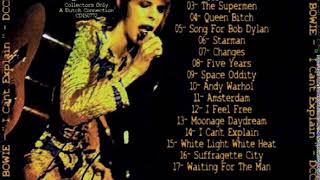 David Bowie Friars Club Aylesbury july 15th 1972  audio [upl. by Ecneret13]