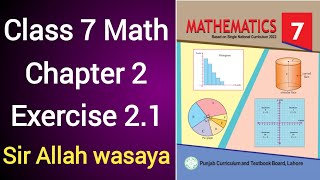 Class 7 Math New Book Chapter 2 Exercise 21  Class 7 Math New Book Unit 2 Exercise 21 [upl. by Ihcekn865]