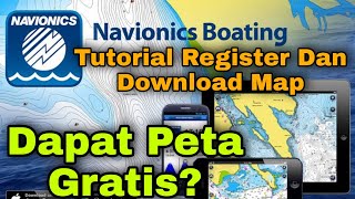 Navionics Boating HD✅Tutorial Daftar Dan Download Map Navionics Gratis [upl. by Hsirehc]