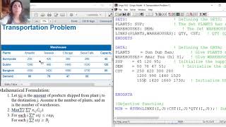 How to optimize the transportation problem using Lingo [upl. by Gee]