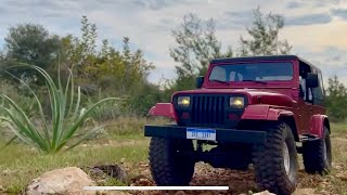 Rc 110 FMS ROC Hobby Mashigan  JEEP Wrangler YJ  Light trail ride [upl. by Yemerej]