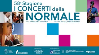 Presentazione LVIII Stagione de I Concerti della Normale  24 settembre 2024 [upl. by Ellerud989]