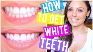 How to Get White Teeth Why You Shouldnt Do DIYs  Tips and Tricks  KristiAnne Beil [upl. by Eilahs358]