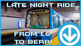 Montréal Métro Late Night Ride From LionelGroulx To BerriUQÀM [upl. by Iseabal]