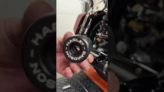 Saddlebag drop guard install on a Harley Street GlideST Style shorts [upl. by Massingill339]