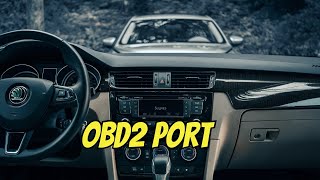 Skoda Superb 20082015 Obd2 port location [upl. by Ruffina479]