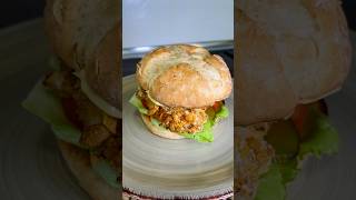 HAMBURGUESA DE POLLO CRUJIENTE pollo hamburguesa airfryer [upl. by Melar]