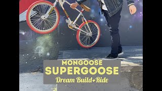 Mongoose Supergoose Vintage BMX Rep Dream Build amp Ride 4K [upl. by Madelon]