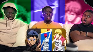 Top 10 Best Players in Kuroko no Basket Reaction [upl. by Joellen]