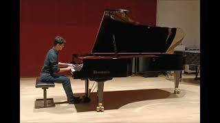 BUSONI COMPETITION preselection Liam Bleuse piano [upl. by Waynant]