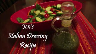 Jens Italian Dressing Recipe [upl. by Neelrahs]