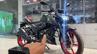 2024 New Tvs Apache RTR 160 4v Dual ABSSpecial Edition Full Black Review In Hindi 🖤 [upl. by Akere]