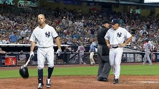 All six of Brett Gardners career ejections [upl. by Ettevey]