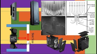 120mm Fans Restricted Airflow vs Distance Slotted Opening [upl. by Hanid]