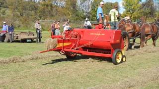 Horse Powered Baler [upl. by Charlean]