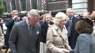 The Diamond Jubilee The Prince of Wales and Duchess of Cornwall attend the Piccadilly Big Lunch [upl. by Crescantia]