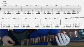 Slayer Altar of Sacrifice tab guitar lesson [upl. by Schifra]