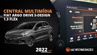 Central multimídia  FIAT ARGO DRIVE SDESIGN 13 FLEX MANUAL 2022 [upl. by Tegdig]