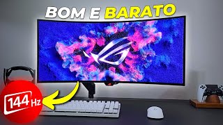 TOP 7 Monitores GAMER BARATO Custo Beneficio 2024 até 144hz  Curvo Ultrawide e 4K [upl. by Harbed]