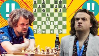 Crazy Hans Niemann vs Magnus Carlsen 202 [upl. by Yesteb]