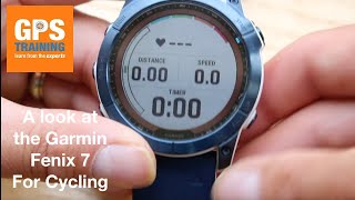 A look at the  Garmin Fenix 7  Using for Cycling [upl. by Nageet]